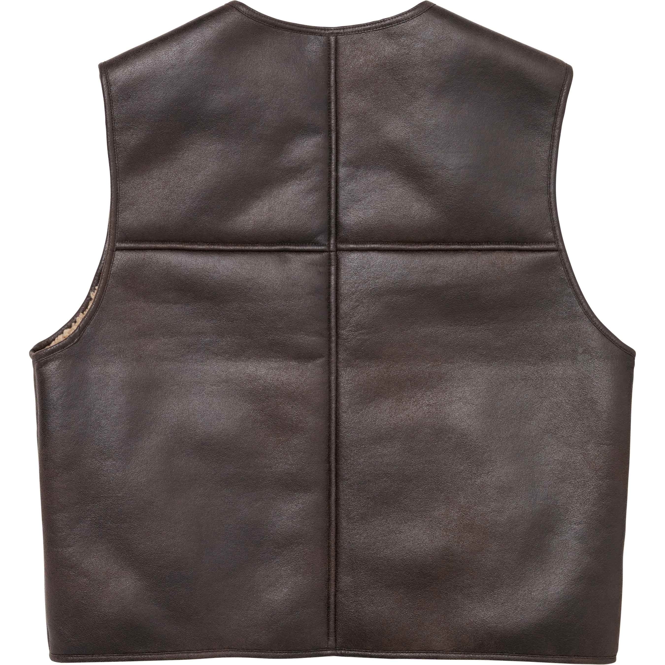 Reversible Faux Shearling Vest view 8